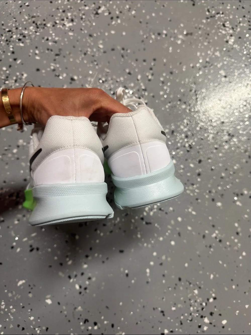 Nike Run Swift 3 White Glacier Blue Green